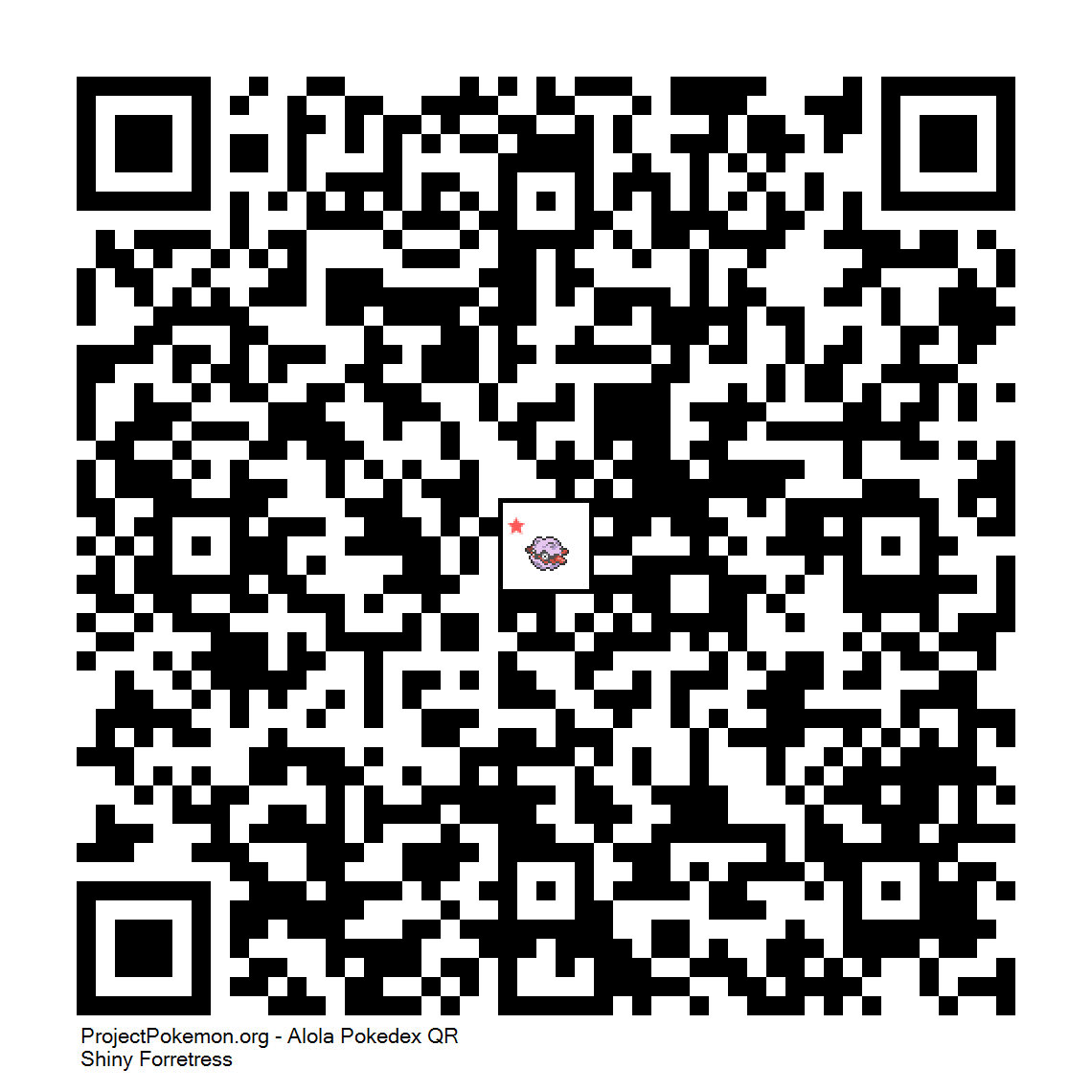 Cdigo QR de Forretress variocolor